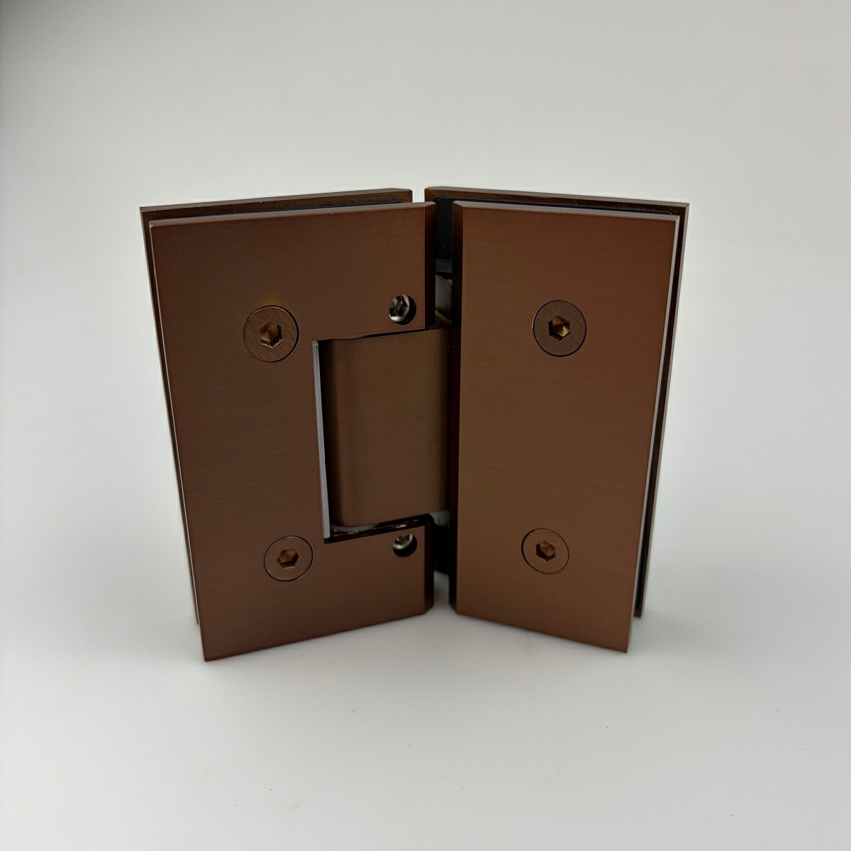 135 Degree Glass to Glass Adjustable Shower Hinge - Bronze